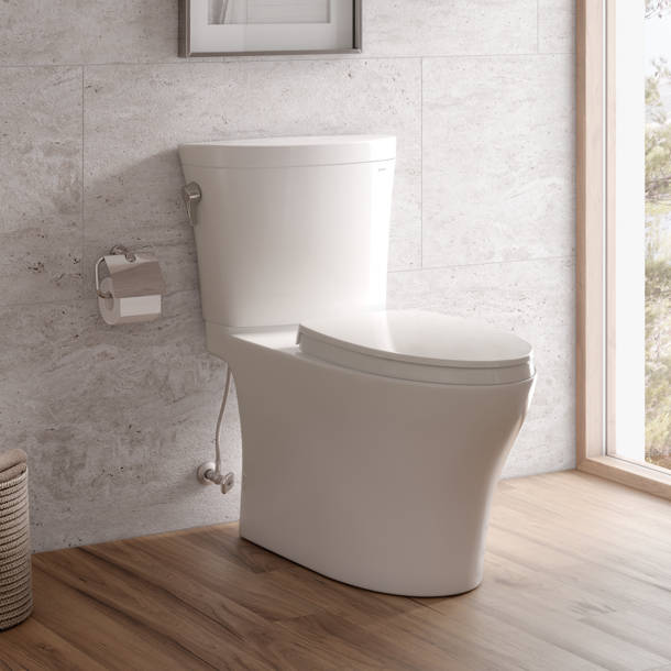 TOTO Drake® 1.6 GPF Elongated Comfort Height Floor Mounted TwoPiece